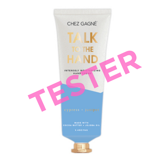 *TESTER* Talk to the Hand - Hand Crème - Cypress + Juniper