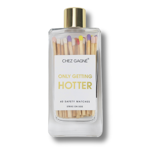 Only Getting Hotter - Glass Bottle Matches - Rainbow