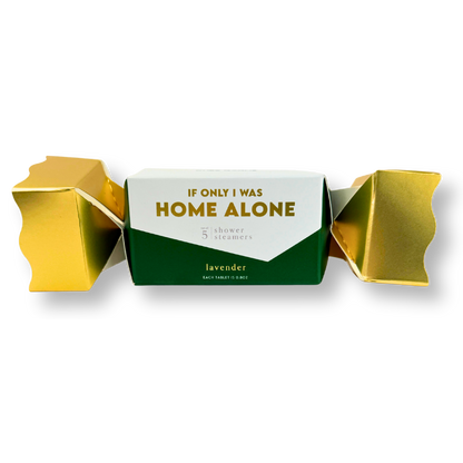 If Only I Was Home Alone - Mini Shower Steamer Popper - Lavender