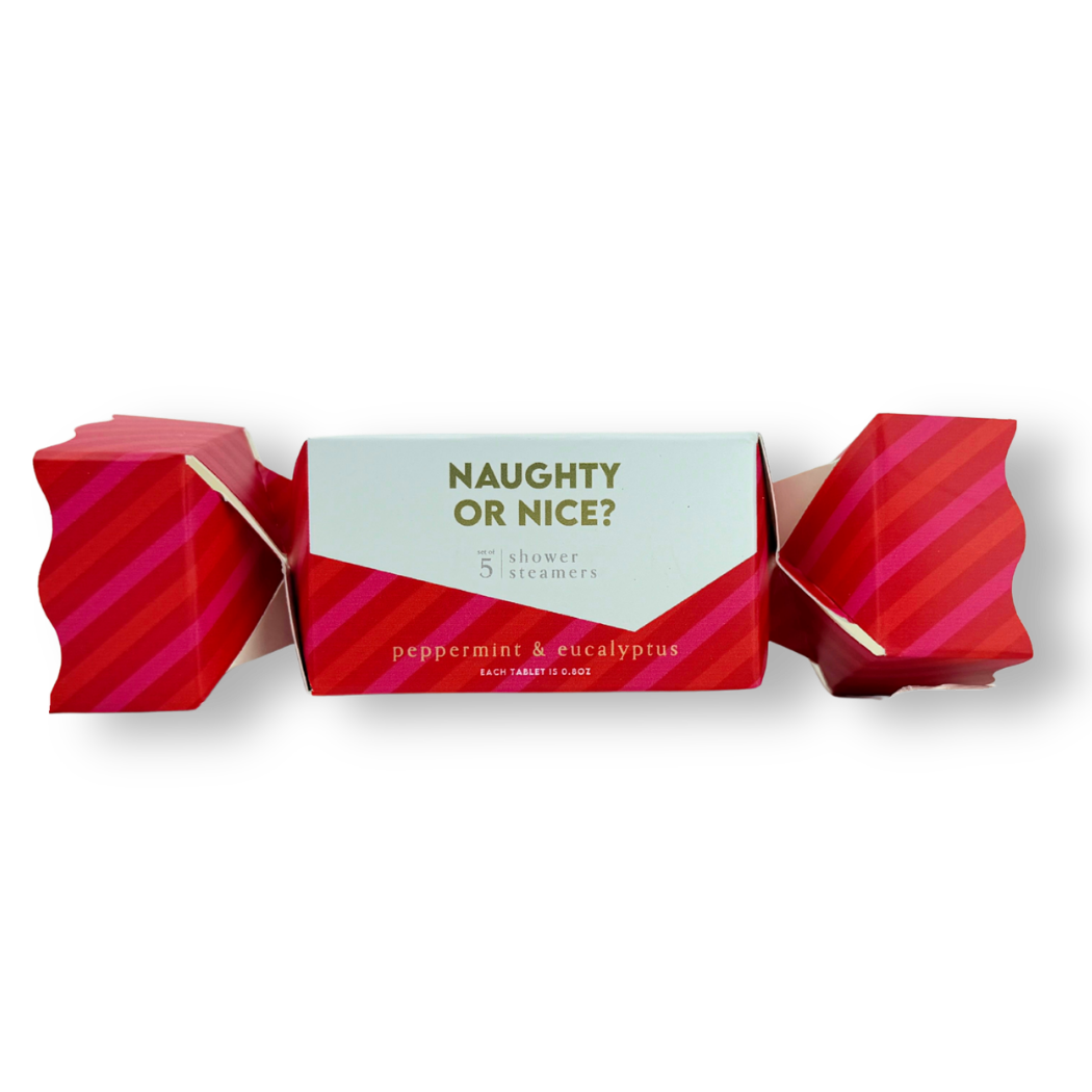 Naughty or Nice? - Mini Shower Steamer Popper - Peppermint Eucalyptus