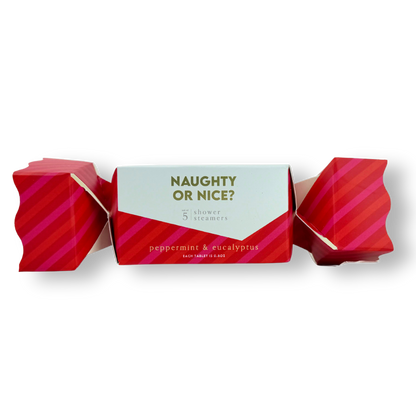 Naughty or Nice? - Mini Shower Steamer Popper - Peppermint Eucalyptus