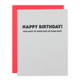 How Many Of These Have We Done? - Funny Birthday Card
