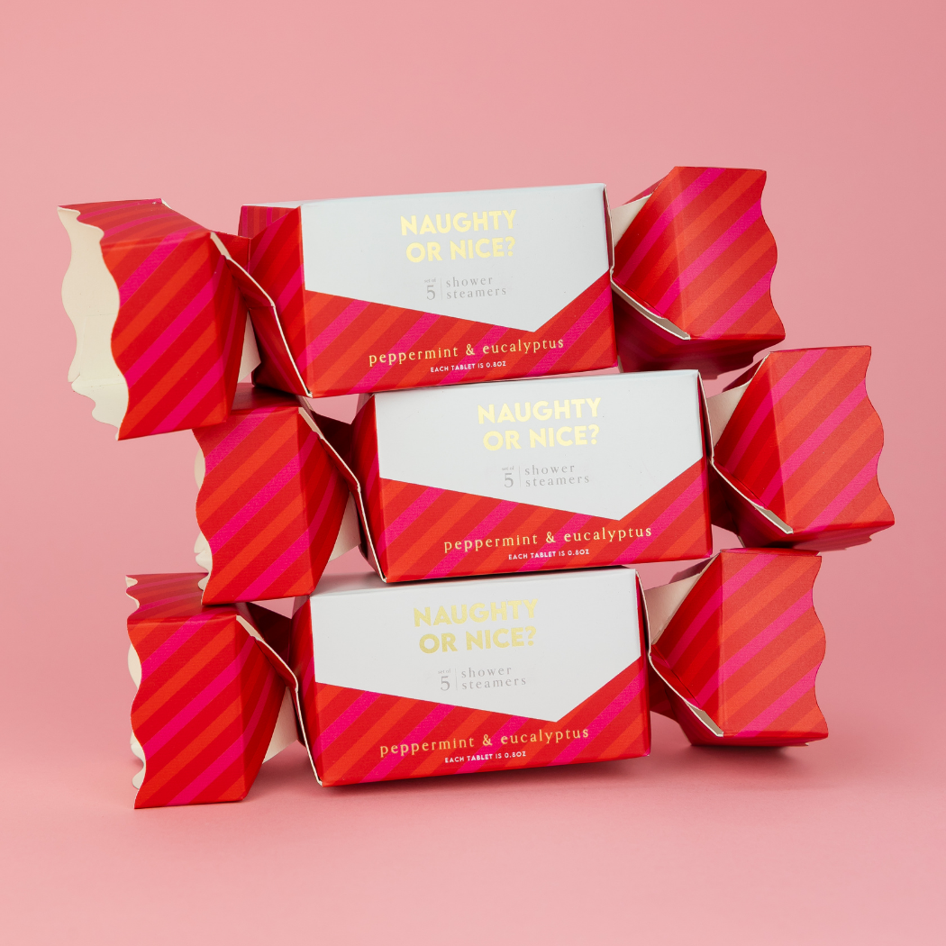Naughty or Nice? - Mini Shower Steamer Popper - Peppermint Eucalyptus
