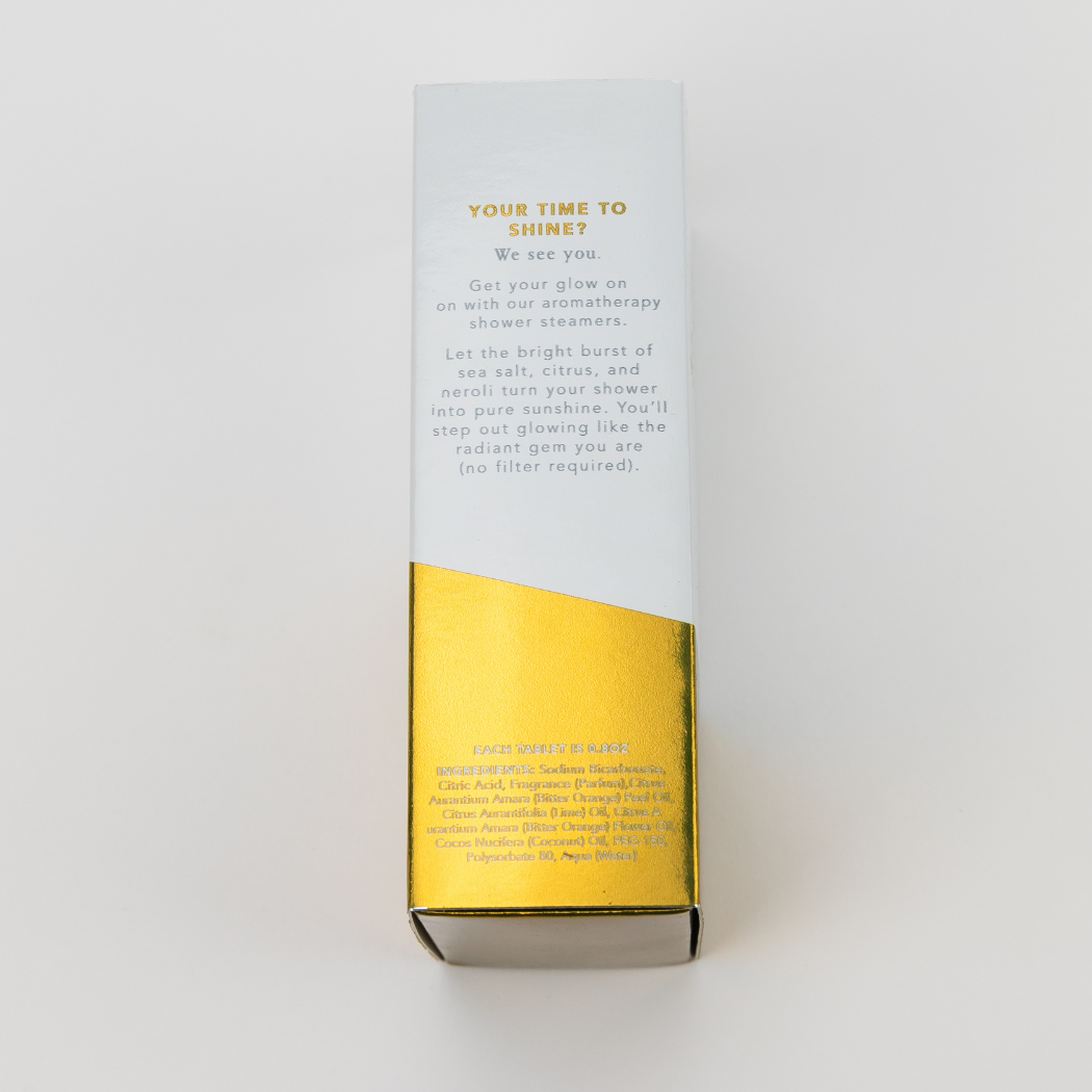You're So Golden - Shower Steamers - Sea Salt Citrus Neroli