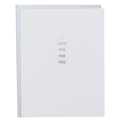 I Love This For You -  Letterpress Card