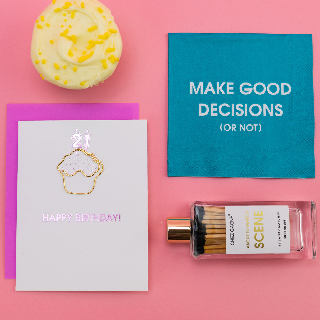 Make Good Decisions (or not) - Cocktail Napkins