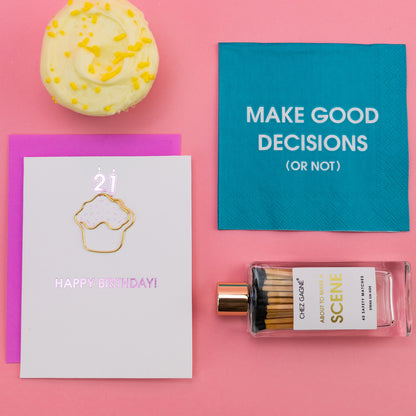 Make Good Decisions (or not) - Cocktail Napkins