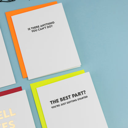 Is There Anything You Can't Do? - Grad/ Congrats/ Everyday - Letterpress Card