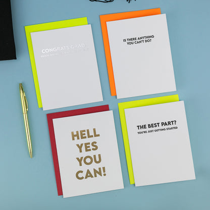 Hell Yes You Can - Encouragement Card