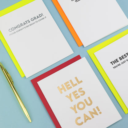 Hell Yes You Can - Encouragement Card