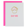 Eat Me - Paperclip Letterpress Card