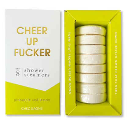 Cheer Up Fucker - Shower Steamers - Pineapple Lemon