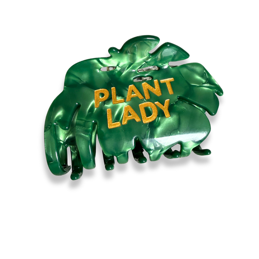 Plant Lady - Monstera Leaf - Acetate Hair Claw Clip