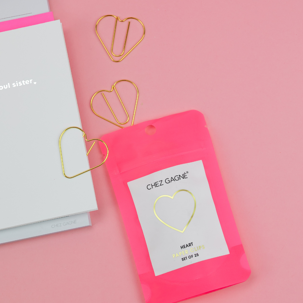 Paper Clip Pack - Heart Pack of 25