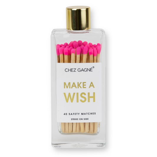 Make A Wish - Glass Bottle Safety Matches
