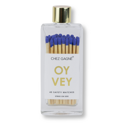 Oy Vey - Glass Bottle Safety Matches