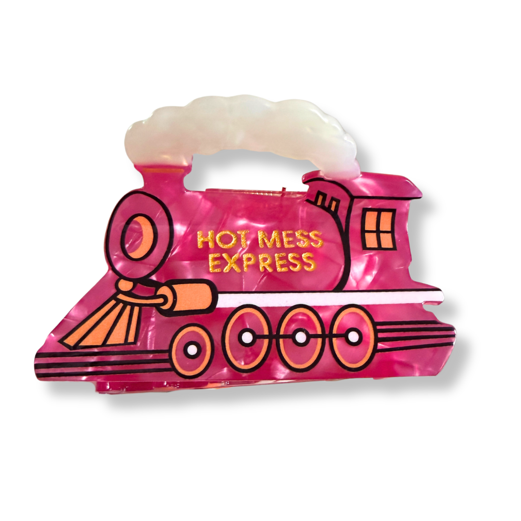 Hot Mess Express - Train - Acetate Hair Claw Clip
