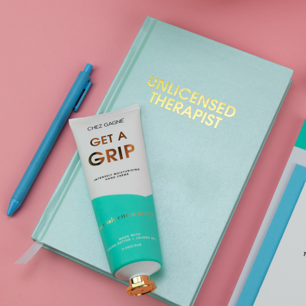 Unlicensed Therapist Hardcover Daily Journal - Hystar Aqua