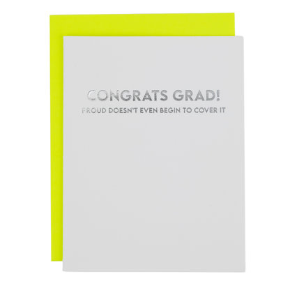 Congrats Grad - Proud Doesn't Even Begin to Cover It. - Graduation Card