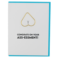 Congrats on Your Ass-essment - Colonscopy Awareness - Giving Back Paperclip Card