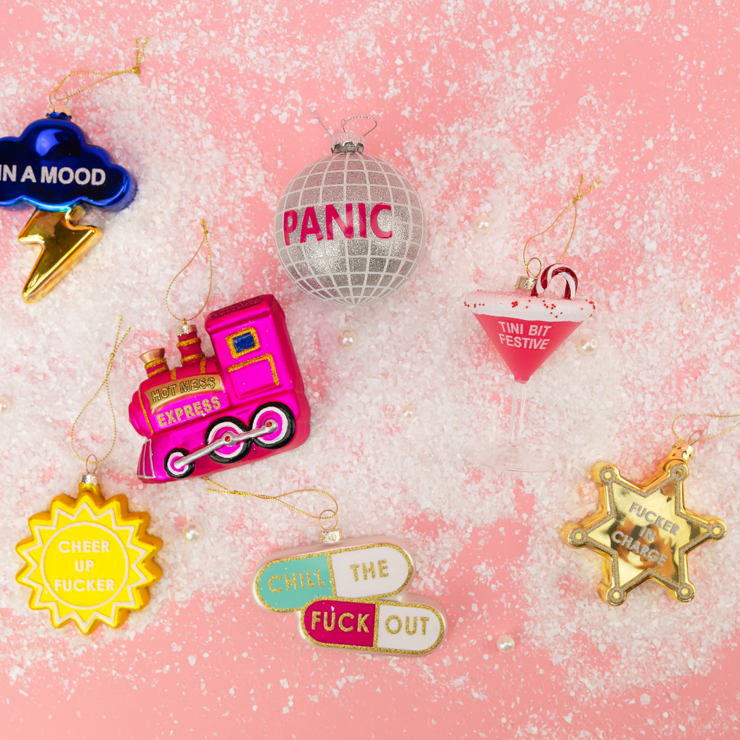 Panic - Disco Ball - Glass Holiday Ornament