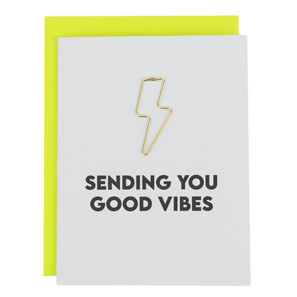 Sending You Good Vibes - Sympathy | Encouragement Card