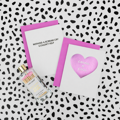 Don't Tell Me To Calm Down - Glass Bottle Safety Matches