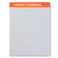 Chaos Coordinator - Large Memo Notepad