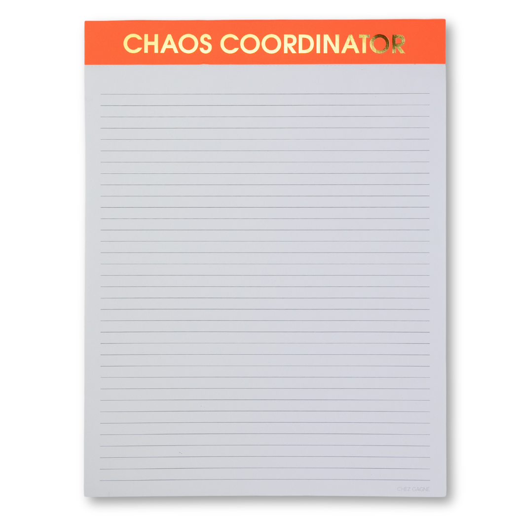 Chaos Coordinator - Large Memo Notepad