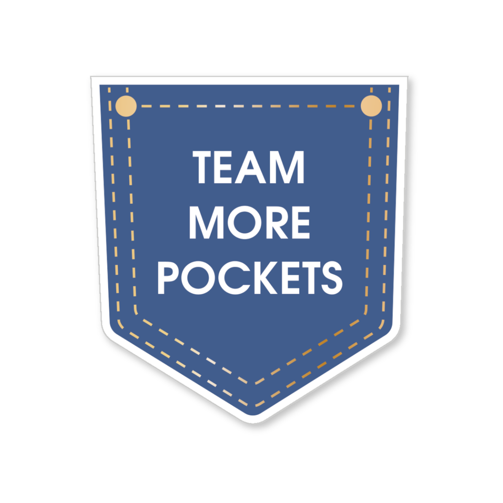 Team More Pockets - Vinyl Sticker