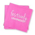 Festively Unhinged - Cocktail Napkins