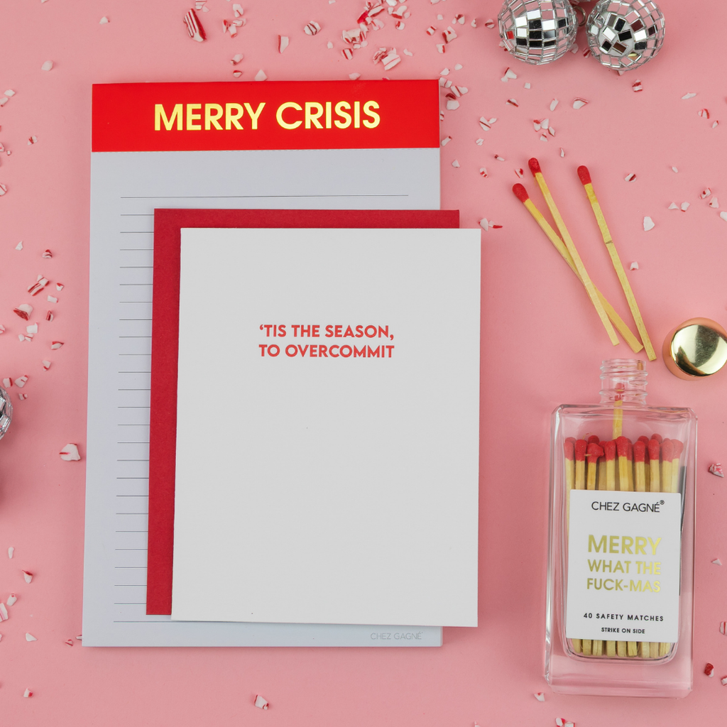 Merry Crisis - Lined Notepad