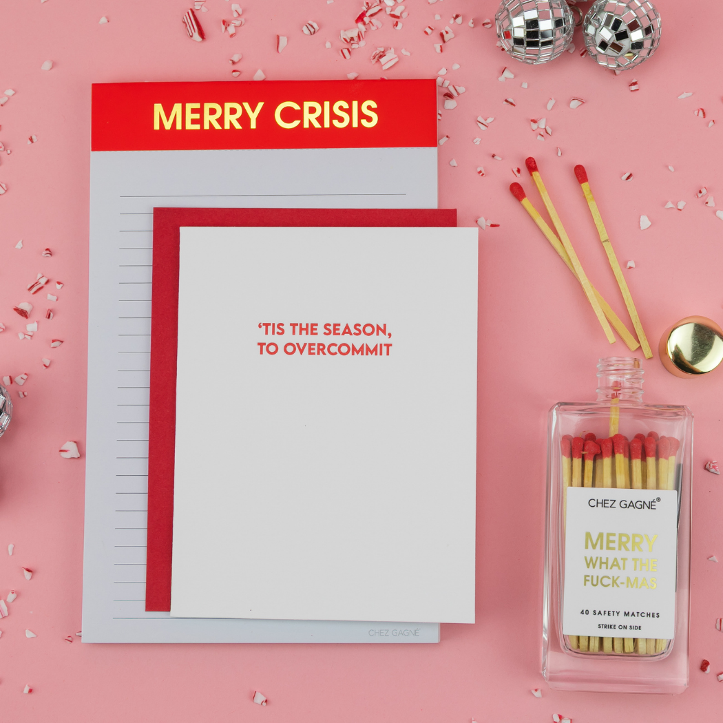 Merry Crisis - Lined Notepad