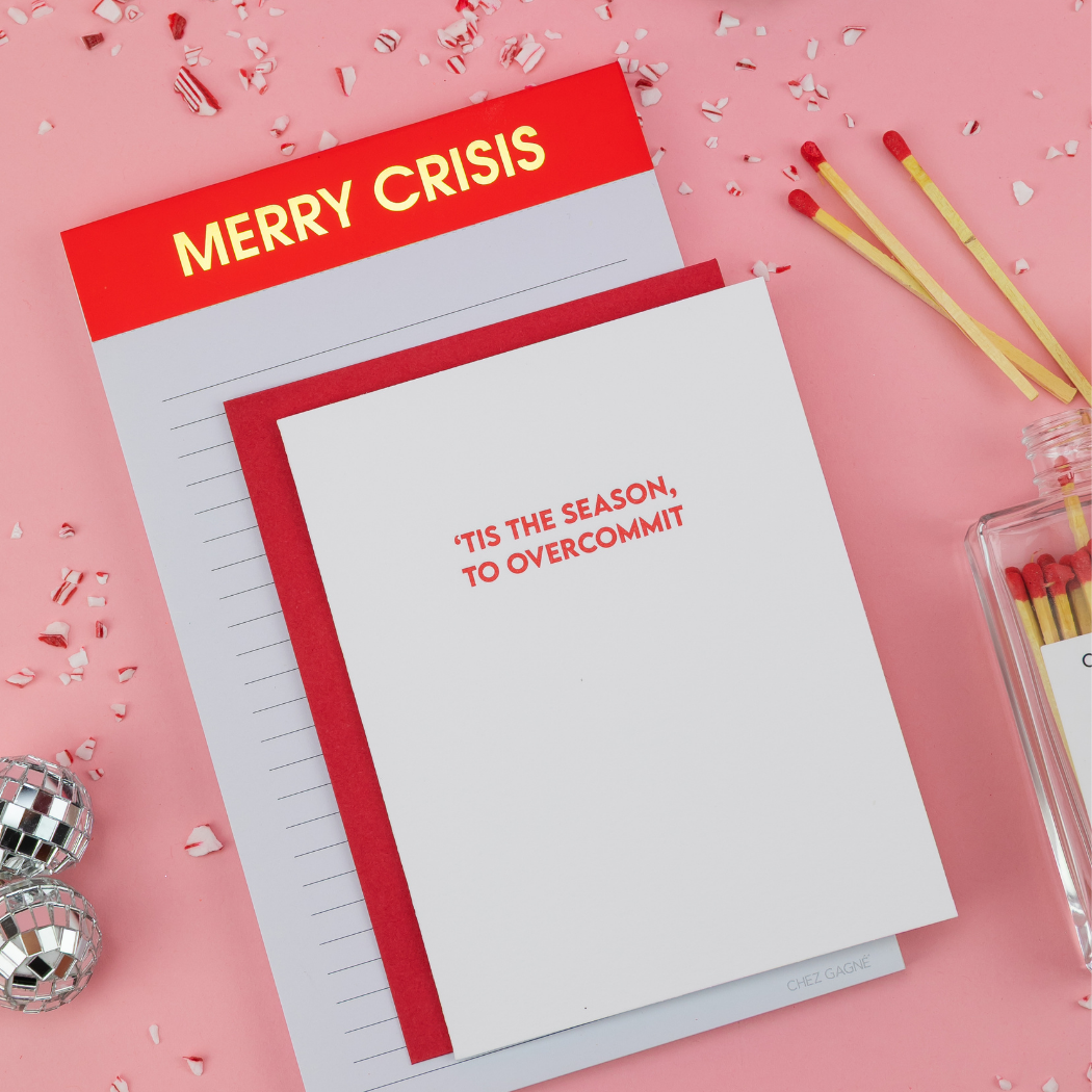 Merry Crisis - Lined Notepad