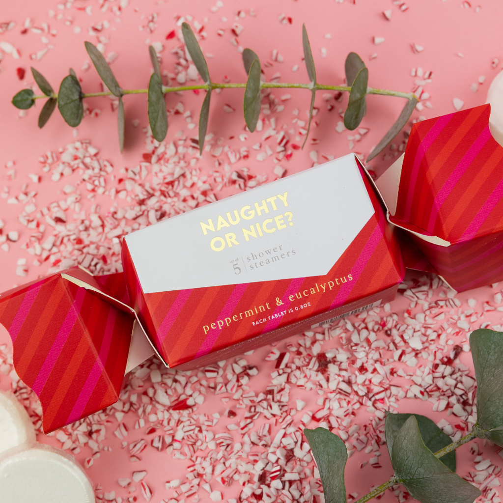 Naughty or Nice? - Mini Shower Steamer Popper - Peppermint Eucalyptus