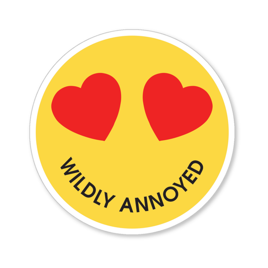 Wildly Annoyed- Vinyl Sticker