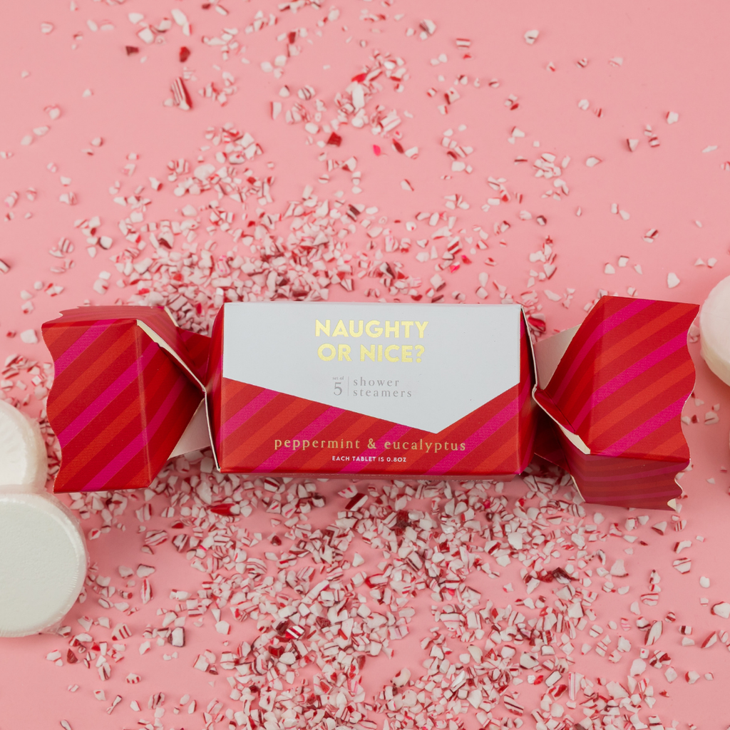 Naughty or Nice? - Mini Shower Steamer Popper - Peppermint Eucalyptus