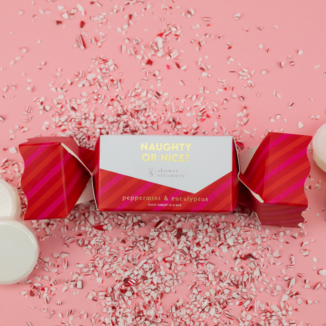 Naughty or Nice? - Mini Shower Steamer Popper - Peppermint Eucalyptus