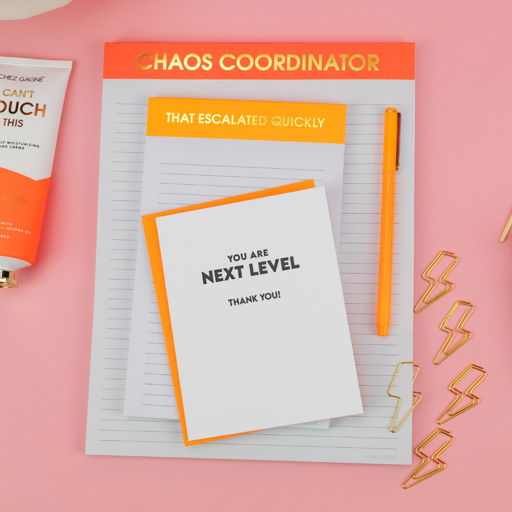 Chaos Coordinator - Large Memo Notepad