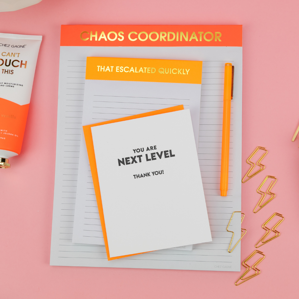 Chaos Coordinator - Large Memo Notepad