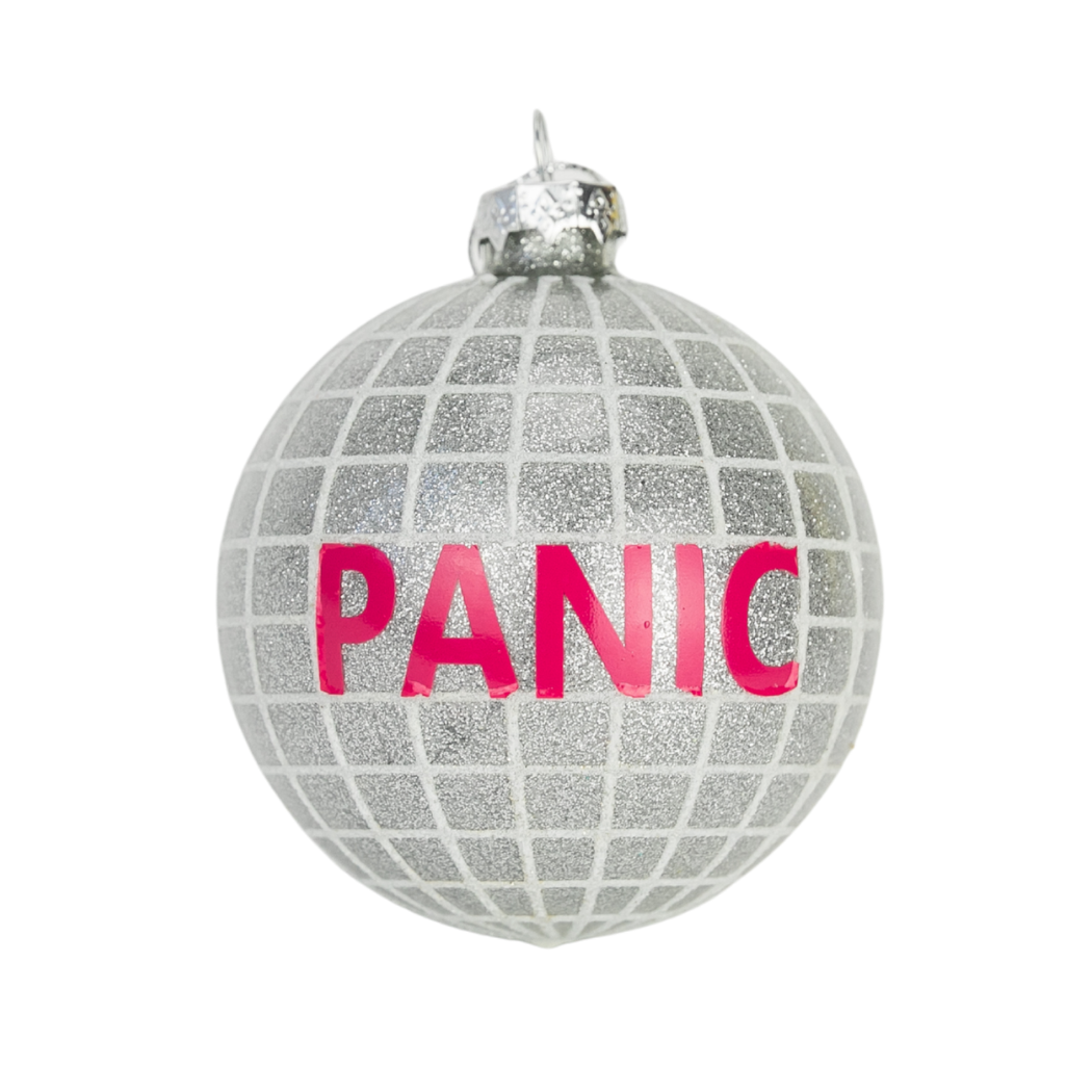 Panic - Disco Ball - Glass Holiday Ornament