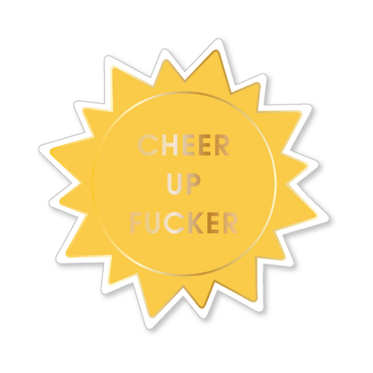 Cheer Up Fucker - Vinyl Sticker