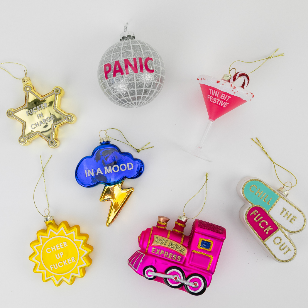Panic - Disco Ball - Glass Holiday Ornament