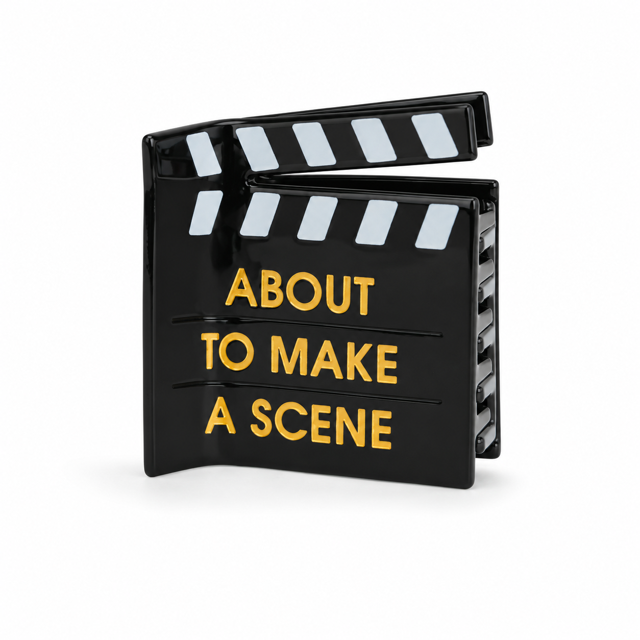 About to Make A Scene - Director's Clapboard - Acetate Hair Claw Clip