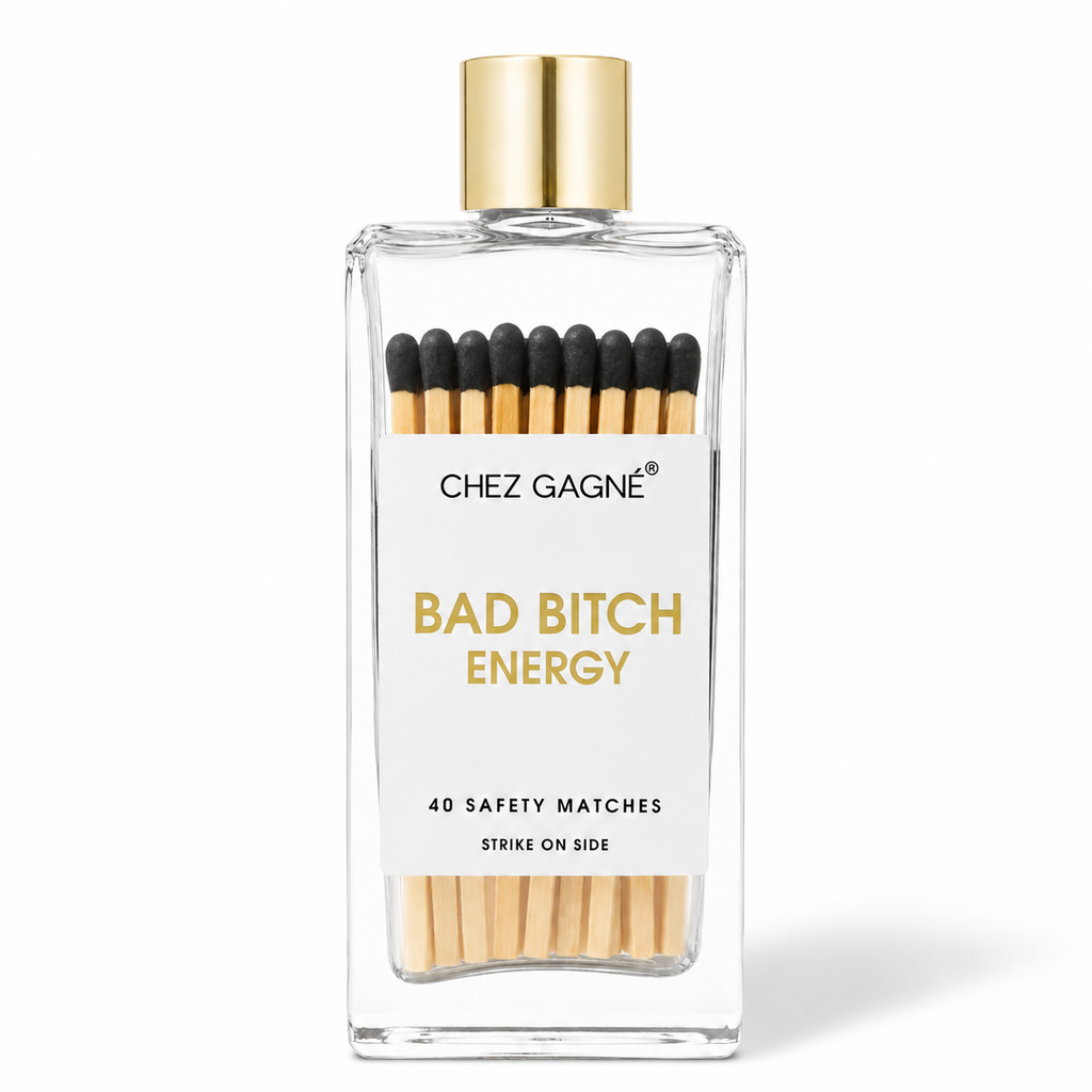 Bad Bitch Energy - Glass Bottle Safety Matches