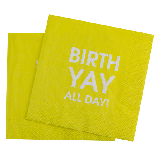 BirthYAY All Day - Cocktail Napkins