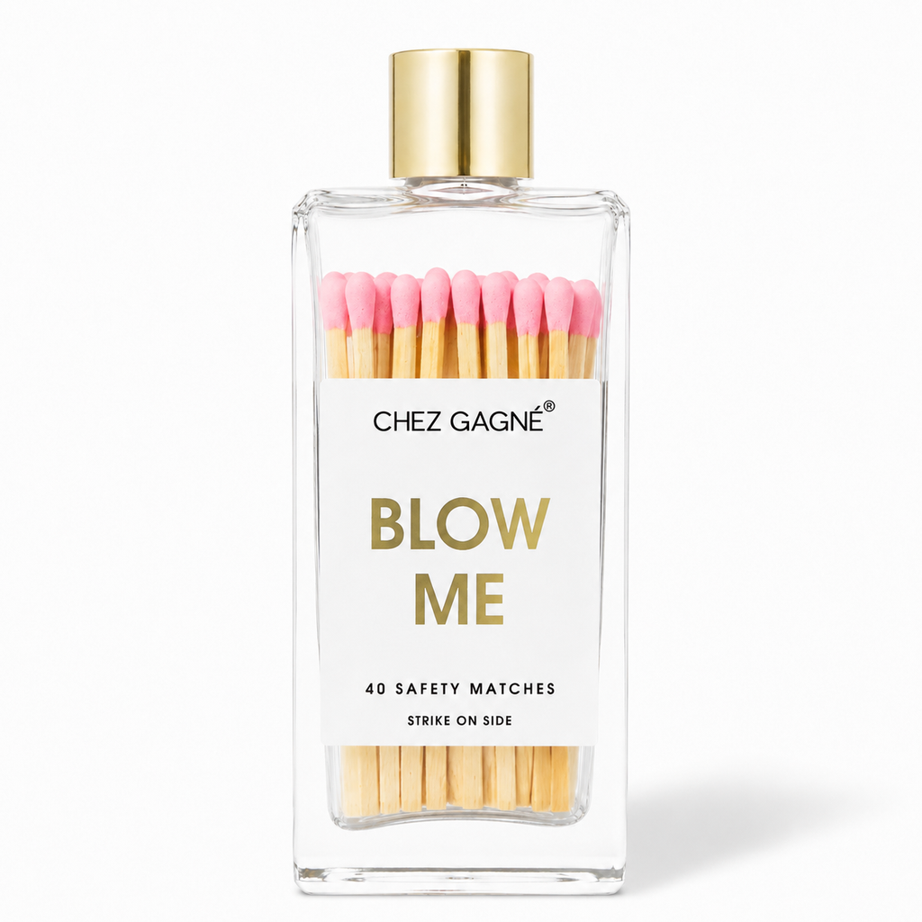 Blow Me - Glass Bottle Safety Matches