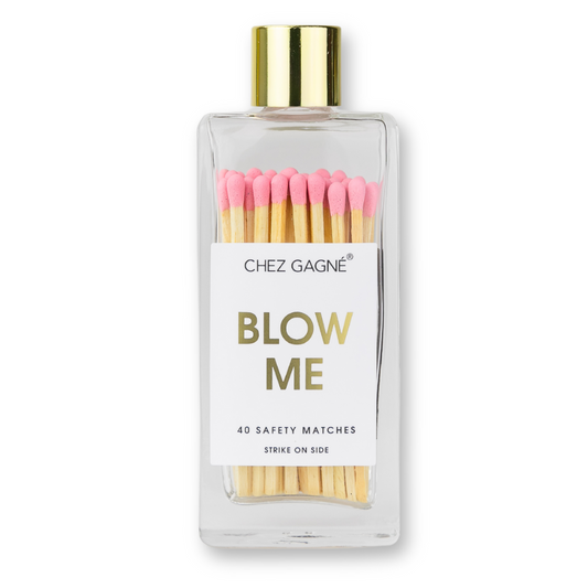 Blow Me - Glass Bottle Safety Matches