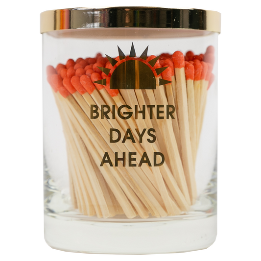 Limited Edition: Brighter Days Ahead Match + Rocks Glass Duo