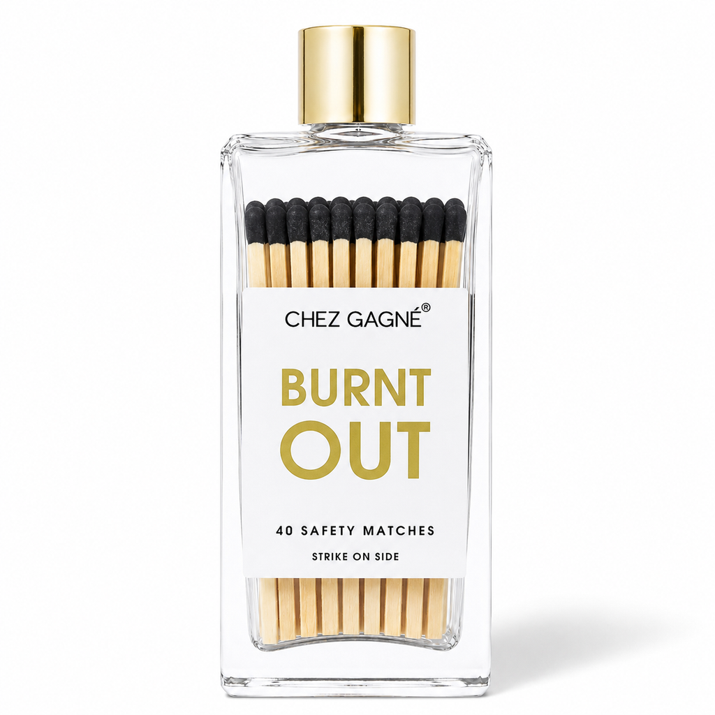 Burnt Out - Glass Bottle Safety Matches